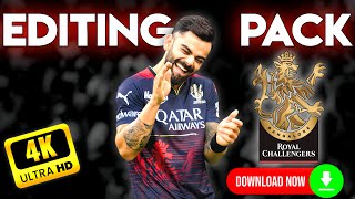 RCB  Exclusive: 4K Stock Clips for Creators ✨ ( Royal Challengers Bangalore  )