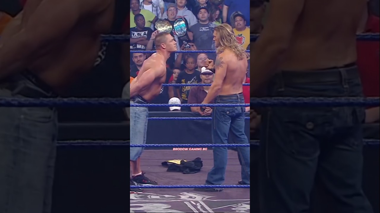 John Cena wants Edge to punch him #wwe #edge #johncena #smackdown #attitudeera #wrestling #shorts