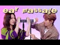 Kpop idols doing ear massage asmr