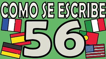 ¿Cómo se dice 56 años?