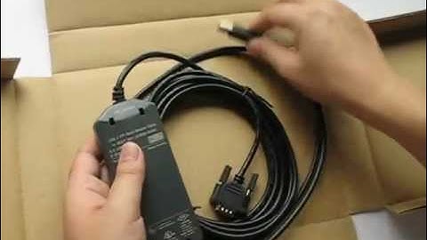 USB/PPI programming cable for S7-200 PLC and TP170 touch panel