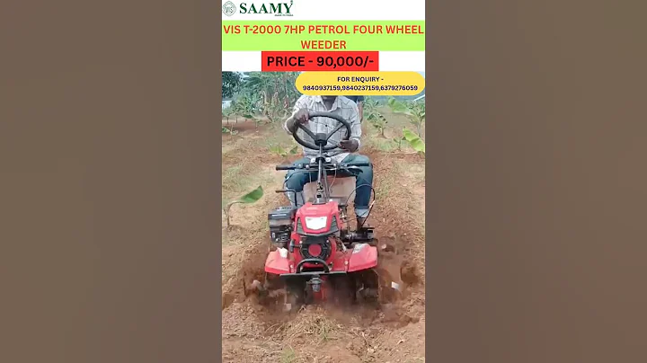 VIS T-2000 FOUR WHEEL WEEDER FOR ENQUIRY - 9840937159,9840237159,6379276059