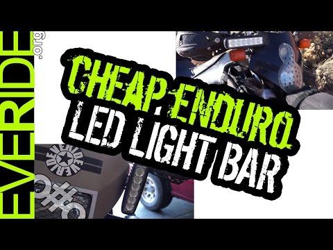 cheap-enduro-&-dual-sport-led-headlight-light-bar-mod---review-&-details-o#o