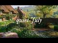 a quiet july playlist for quiet people 🌻 soft piano for studying working deep focus