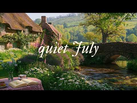 a quiet july playlist for quiet people 🌻 soft piano for studying working deep focus