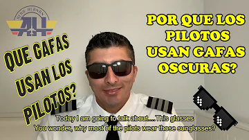 ¿Se puede pilotar un avión con gafas?