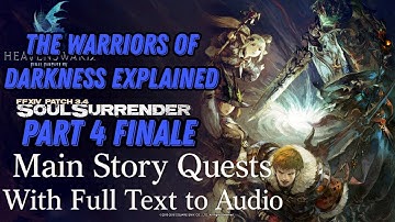 FFXIV HW 3.4 Full MSQ Text to Speech #4 Why They Did It