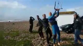 Kiting with Brian in between the squalls featuring Lewis Crathern