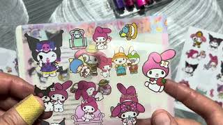 journal with me💫 ASMR & KAWAII stickers haul screenshot 2