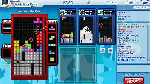 [Tetris Friends] multiplayer with osu! friends (28-05-2019, part 1)