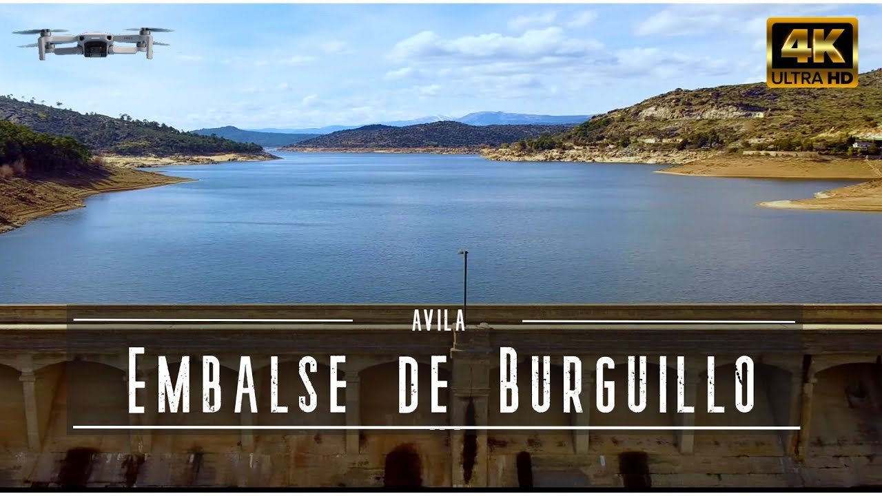 EMBALSE DE BURGUILLO - EL TIEMBLO (Ávila) -  A VISTA DE DRONE 4K - DJI MINI 2