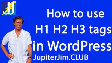 How to add H1 H2 H3 tags in WordPress Posts and Pages