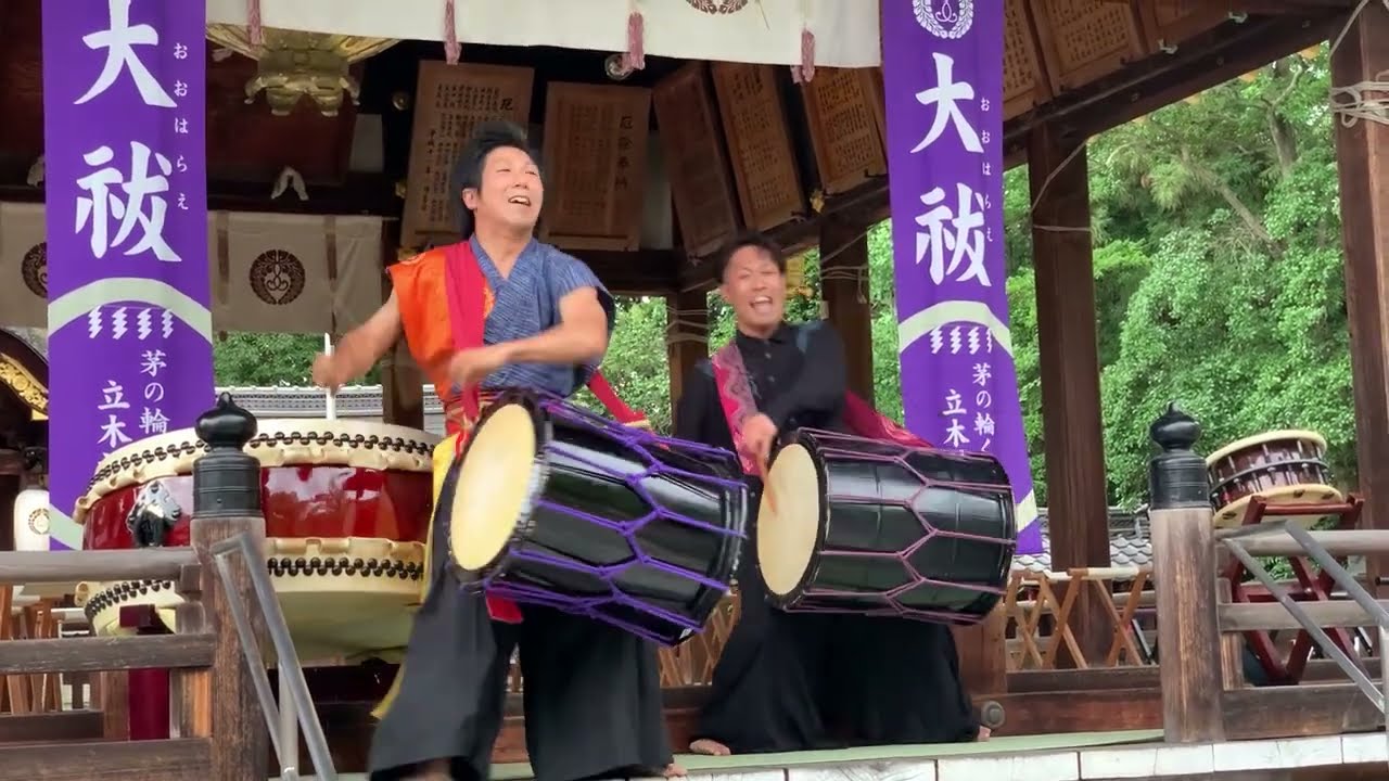 和太鼓奉納演奏～立木神社～年6月30日 - YouTube