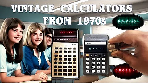 Vintage Calculator Gems: Casio M1 & Texas Instruments TI-30 from the 1970s