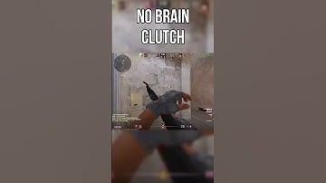 No Brain Clutch  #cs2 #counterstrike #csgo #gaming #clutch #highlights  #cs2game #csgoclips  #cs