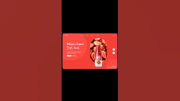 🍇Bold Hero Section Concept – Organic Fruit Juice Website #figma #uidesign #uxdesign #edit #uiux