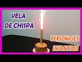 VELA DE CUMPLEAÑOS, VELA VOLCÁN, VELA CHISPERO