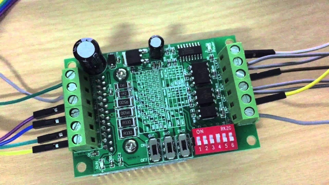 วิธีการใช้ Drive Step Motor TB6560 ด้วย Arduino - YouTube tb6560 stepper wiring diagram 