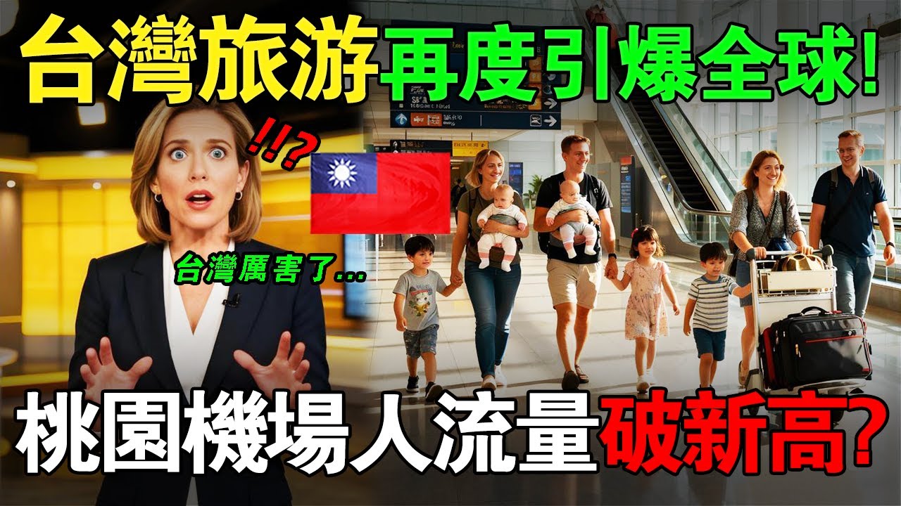 捷克20人台灣游引爆全球台灣熱旅客蜂擁而至，桃園機場入境人次首次突破20萬大關！背後原因曝光！