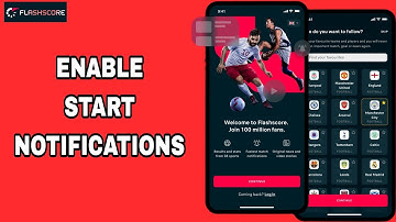 Hoe u startmeldingen in de Flashscore-app inschakelt en activeert