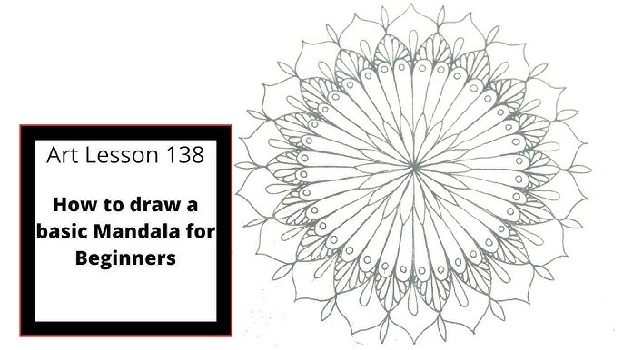 How to Draw a Mandala With a Compass 