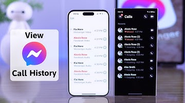 How to See Call Log History in Facebook Messenger! [iPhone & Android]