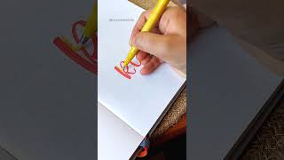 RCB ✨ #rcbians #rcbforever #rcb #ipl2026 #letteringideas #artshort #artheals #calligraphylettering