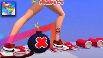 Tippy Toe 🍔🐜👟All levels walkthrough gameplay android iOS #22