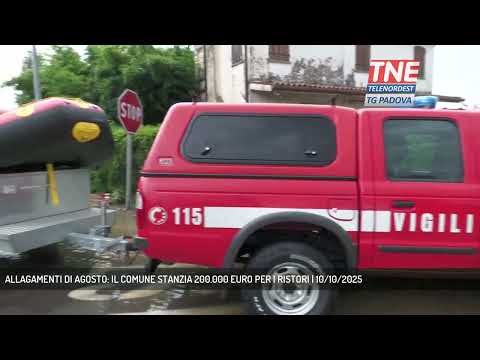 ALLAGAMENTI DI AGOSTO: IL COMUNE STANZIA 200.000 EURO PER I RISTORI | 10/10/2025