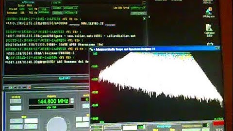 WinRadio - APRS Packet AFSK1200 RECEIVE WITH Rosetta WR1000