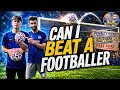 Can I beat a footballer?? CHALLENGE TIME!!