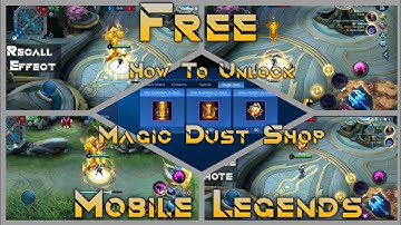 Free Sky Guardian Recall And Spawn Effect 2021 | How to unlock magic dust shop | MLBB