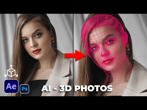 Create AI Generated 3D Photos with Any Photo in After Effects