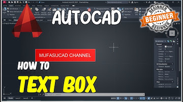 AutoCAD How To Text Box