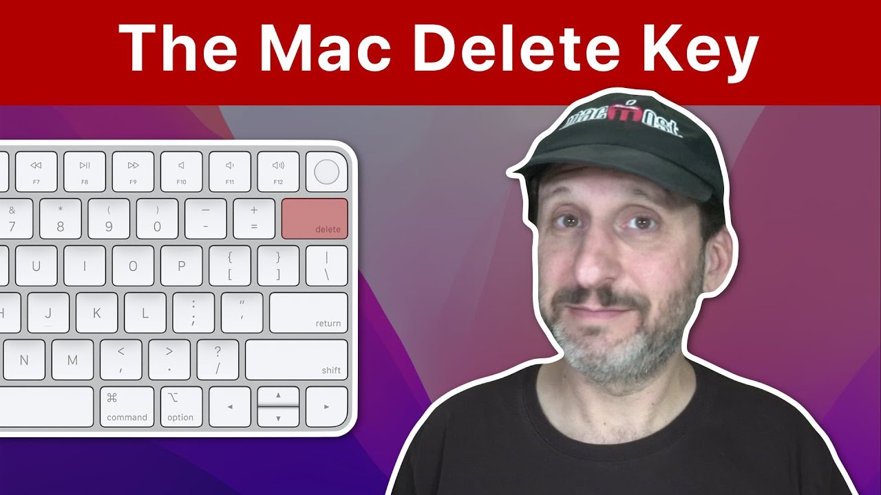 Mac에서 Delete 키의 다양한 용도