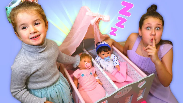 Sleeping Time! Pretend Play with newborn dolls from hospital - DayDayNews
