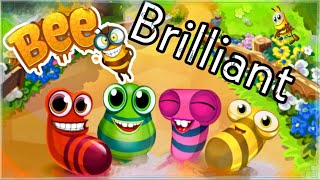 Bee Brilliant - Link bees, solve puzzles screenshot 1