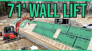 EPIC Feat: Lifting a Massive 71Foot Wall!