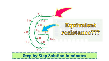 Series Parallel Circuit 17 - G Shaped Letter Equivalent Resistance Problem with Solution