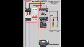 DOL Starter Connection With Proximity Sensor wiring diagram