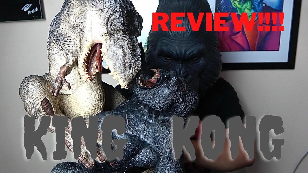 額装済/キングコング（king kong）（アーティスト不明） 映画「キング・コング」海洋堂フィギュアコレクション King Kong