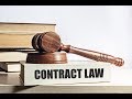 Basic Contract Law for Project Managers Part 1