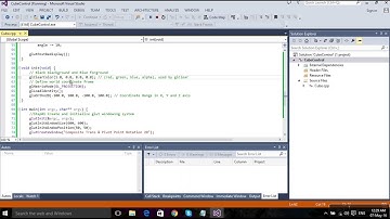 Opengl C++ in urdu Part 1 Computer Graphics Rotate,Scale,Translate