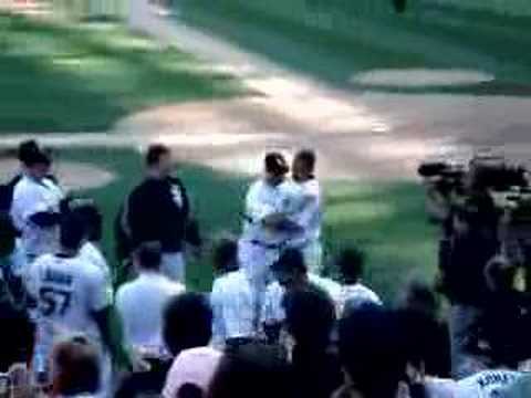 Jim Thome 500 celebration