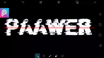 How To Make A Glitch Text on Android (PicsArt)