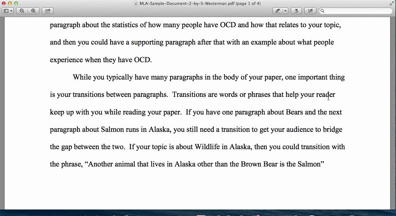 Example Of An Outline To An Essay