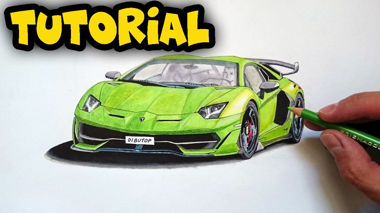 Cómo dibujar un Lamborghini paso a paso - YouTube