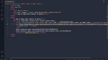 How to Embed APPLE PODCAST into your website [Tutorial]