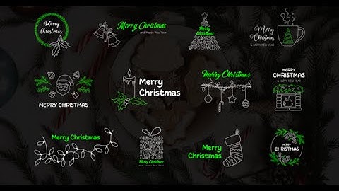 Christmas 2024 Titles | After Effects template - Envato elements