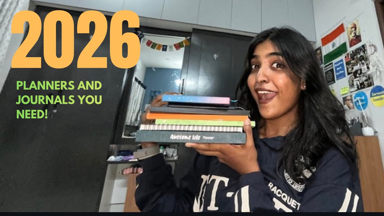 How I Plan My 2026 📒 Journal & Planner Setup |  Productivity & Organisation | Pavithra Rajasekaran 